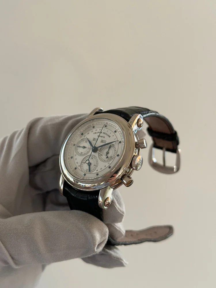 Franck Muller Master Calendar Chronograph White Gold